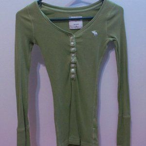 Green Tight Kids Long Sleeve top